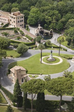 Landscaped grounds.