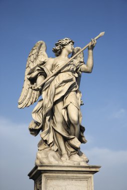 Angel sculpture. clipart