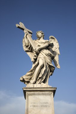 Christian Angel Statue clipart