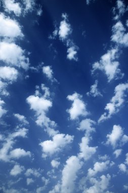 Clouds in blue sky. clipart