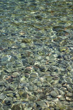 Rocks in clear water. clipart