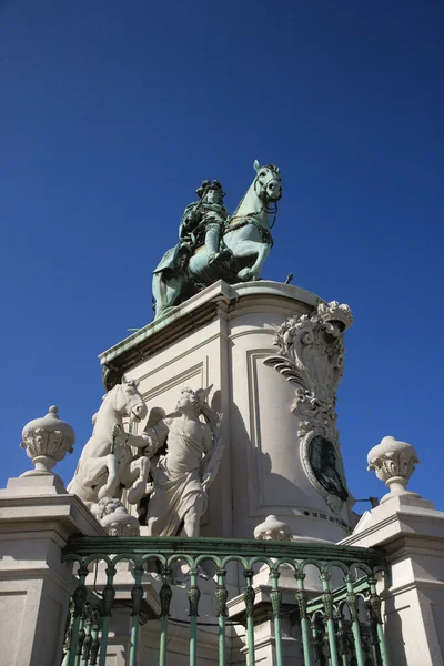 Król jose w Lizbonie. — Zdjęcie stockowe