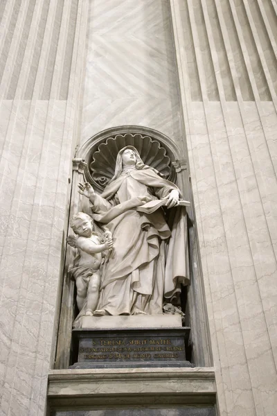 Heilige Teresa standbeeld. — Stockfoto