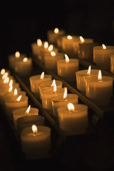 Kostelní svíčky. — Stock fotografie