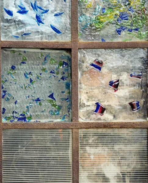 抽象彩绘玻璃窗口 — 图库照片