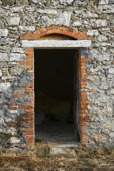 Steingebäude, Toskana, Italien. — Stockfoto