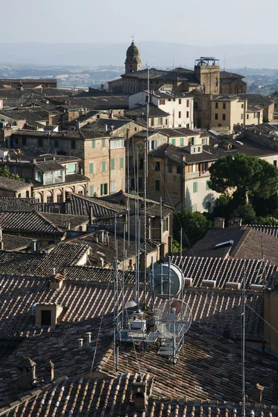 Tetőtéri nézetet, Siena. — Stock Fotó