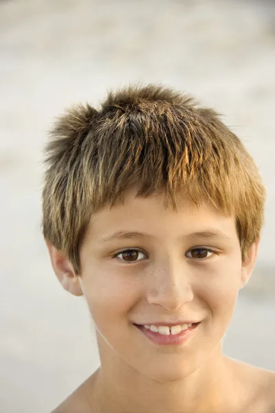 stock image Portrait of smiling boy.