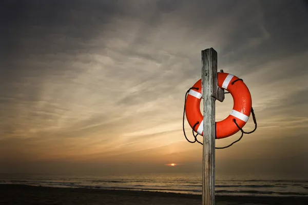 Life Saver on Beach — Stock Photo, Image