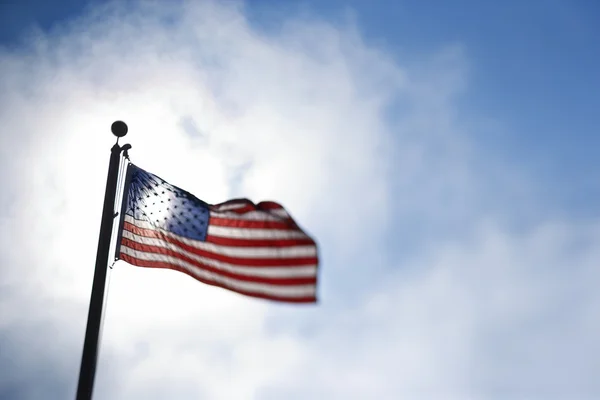 Amerikansk flagg. — Stockfoto