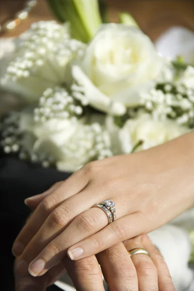 Свадебные кольца. — стоковое фото