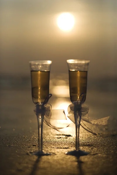Champagneglazen. — Stockfoto