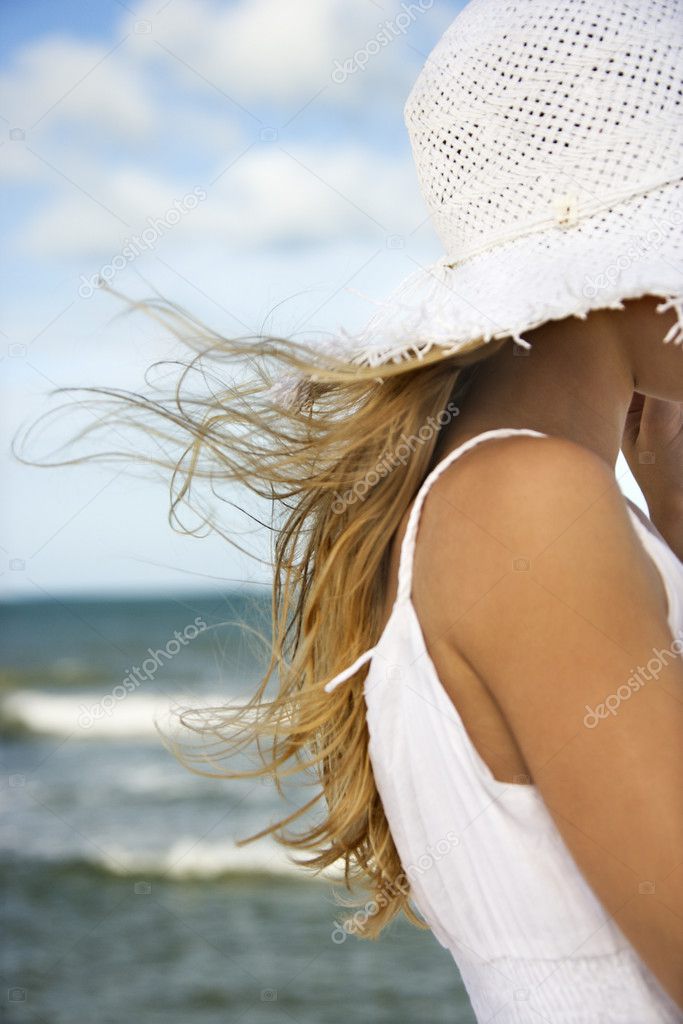 Young woman on the Beach