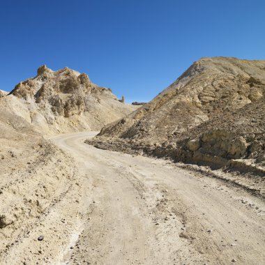 Death Valley road. clipart