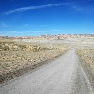 Dirt road, Cottonwood Canyon. clipart