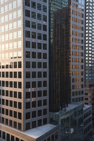 NYC kantoorgebouwen. — Stockfoto