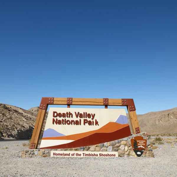 Death valley ingang. — Stockfoto
