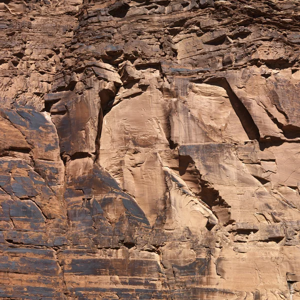 Parede de rocha vermelha em Utah . — Fotografia de Stock