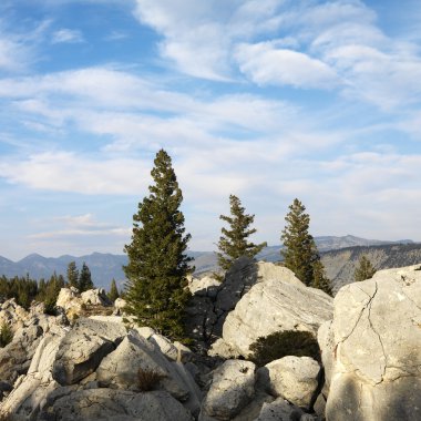 Wyoming mountain landscape. clipart