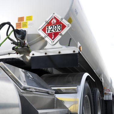 Fuel tanker truck. clipart