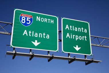 Atlanta Freeway Signs clipart