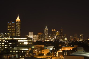 Atlanta gece manzarası.