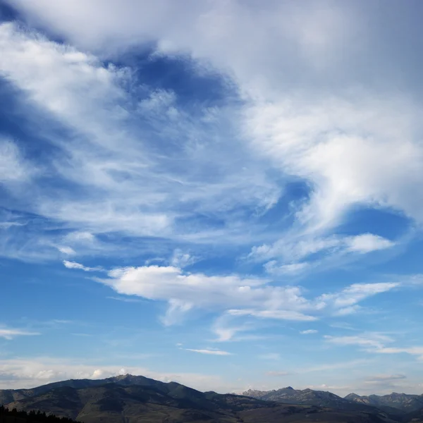 Céu com nuvens. — Fotografia de Stock