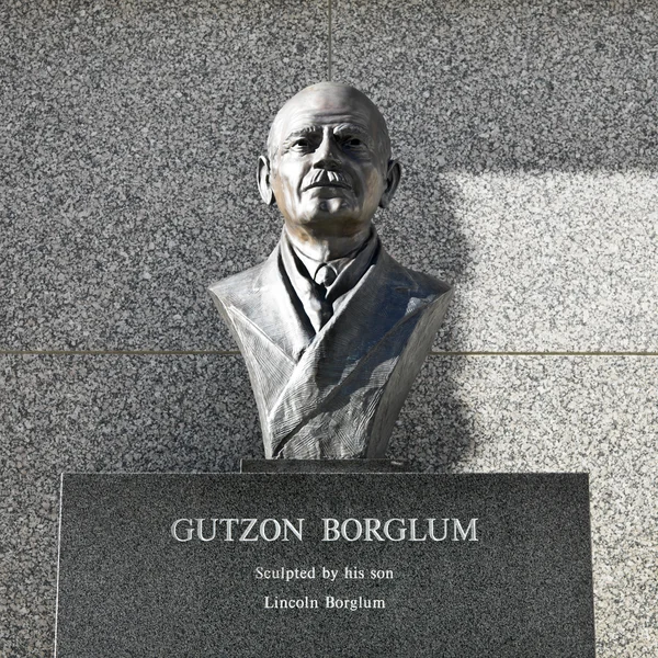 Скульптор gutzon Борглум . — стокове фото