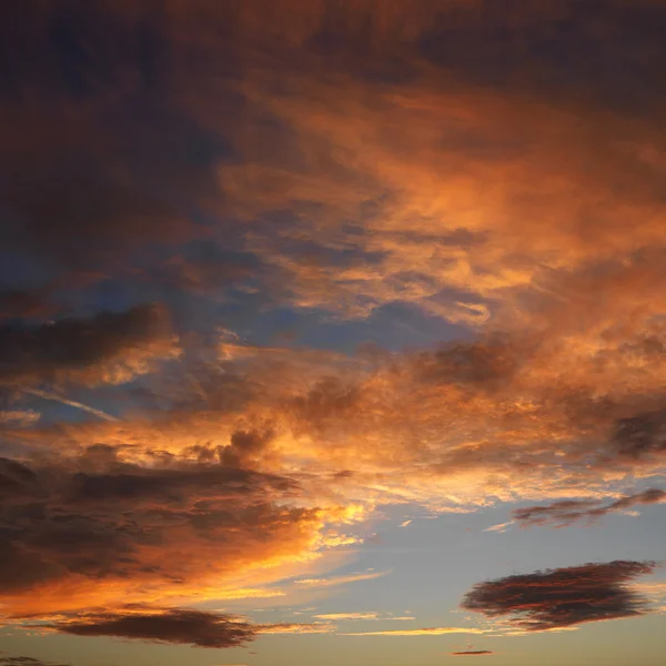 Céu do pôr do sol . — Fotografia de Stock