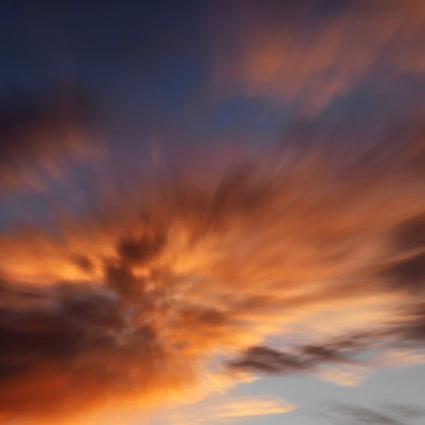 Céu do pôr do sol . — Fotografia de Stock