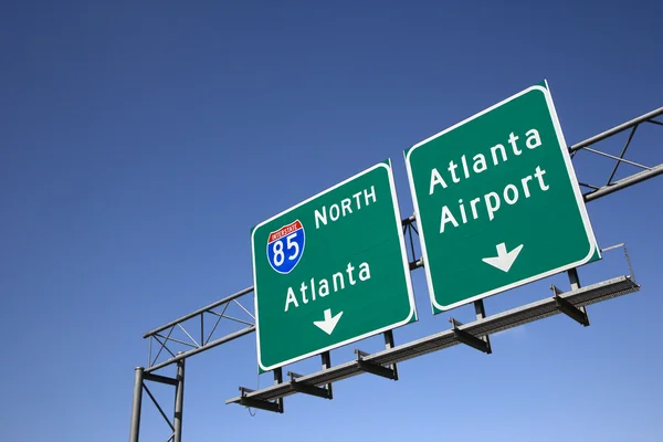 stock image Atlanta Freeway Signs