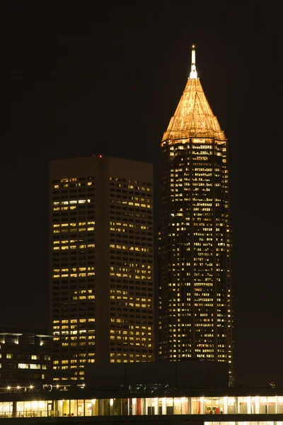 Paisaje nocturno de Atlanta . —  Fotos de Stock