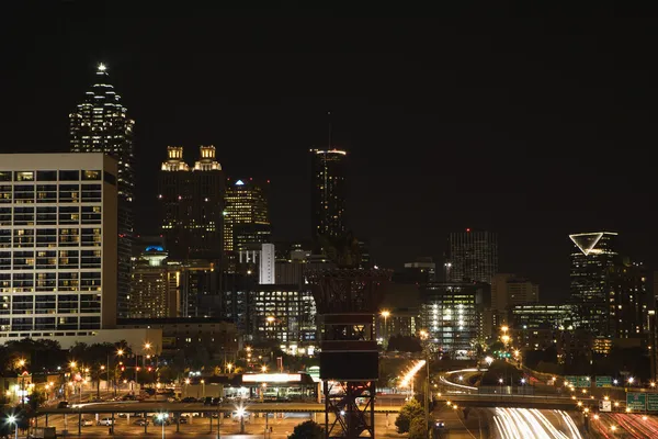 アトランタの夜景. — ストック写真