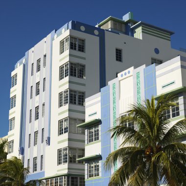 Art deco bölgesinde, Miami.