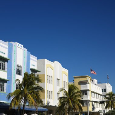 Art deco bölgesinde, Miami.