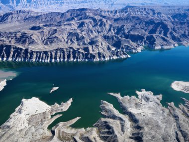Aerial of Lake Mead. clipart