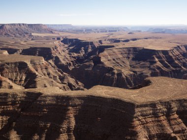 Grand Canyon aerial. clipart