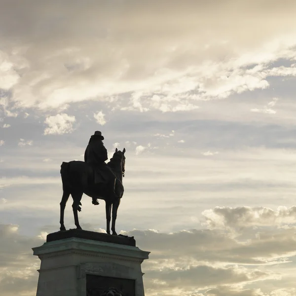 Jezdecká socha, washington dc. — Stock fotografie