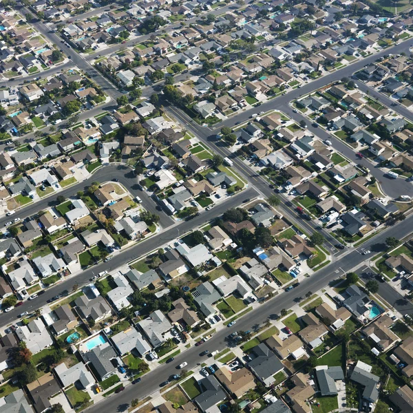 Urban sprawl houses. — Stock Photo, Image