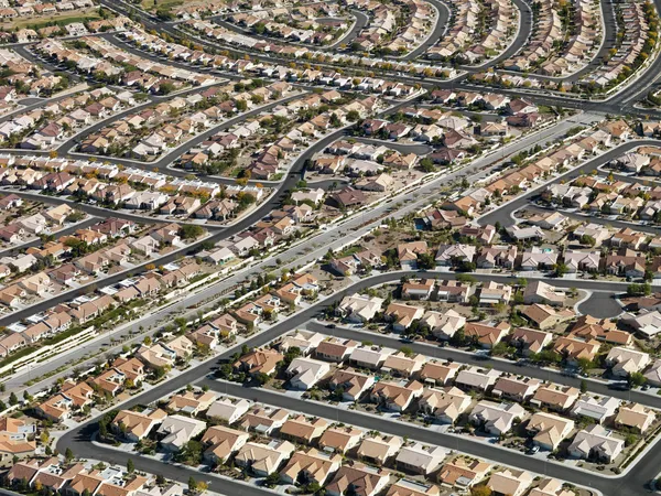 Urban housing sprawl. — Stock Photo, Image