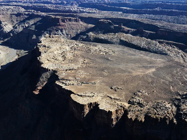 Utah canyonlands luchtfoto. — Stockfoto