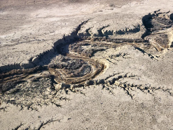 Desierto y río seco . —  Fotos de Stock