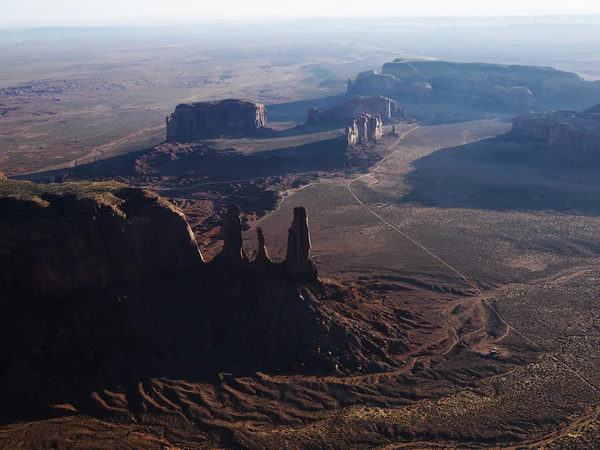 Aerial of Monument Valley. — Stok Foto