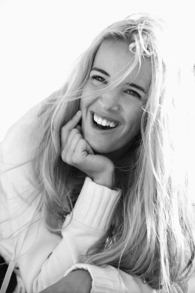 Smiling woman. — Stock Photo, Image