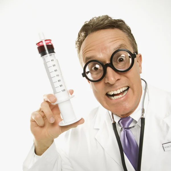 Scary doctor. — Stock Photo, Image