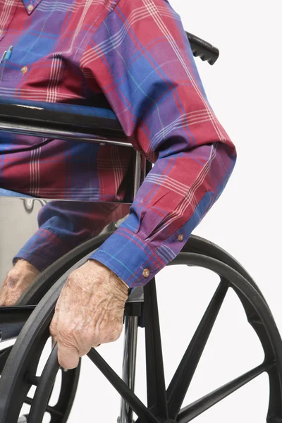 Man i rullstol. — Stockfoto