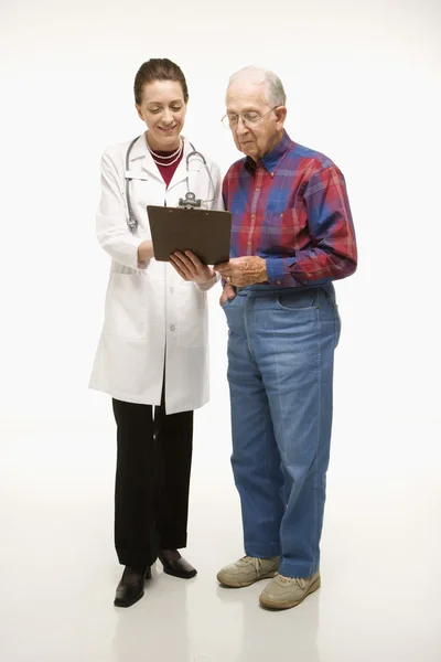 Medico e paziente. — Foto Stock