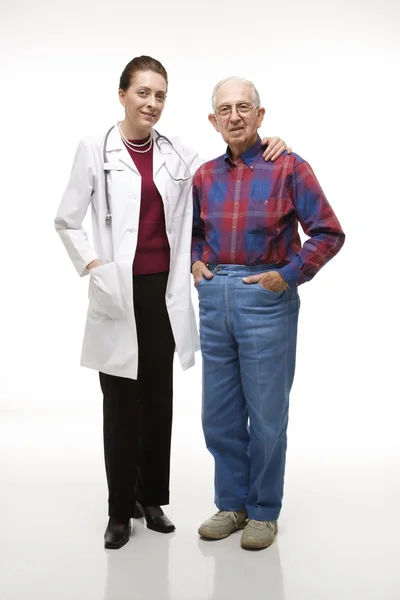 医者と患者. — ストック写真