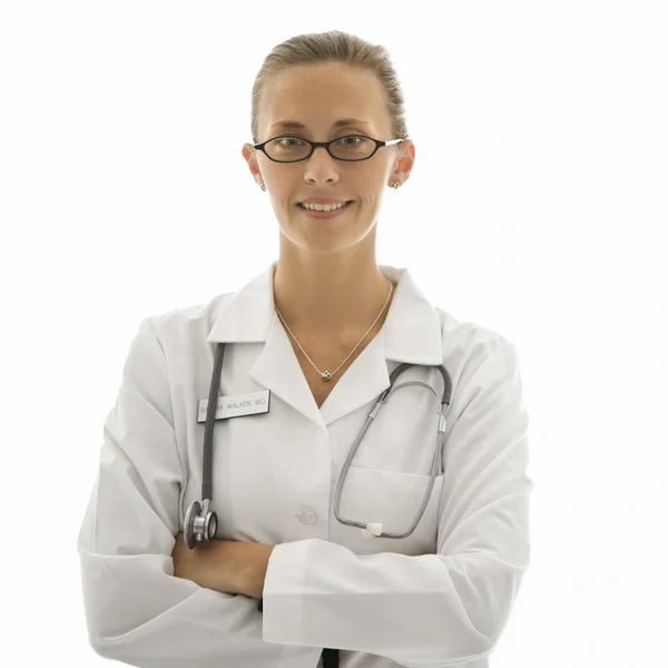 Caucasian woman doctor. — Stock Photo, Image
