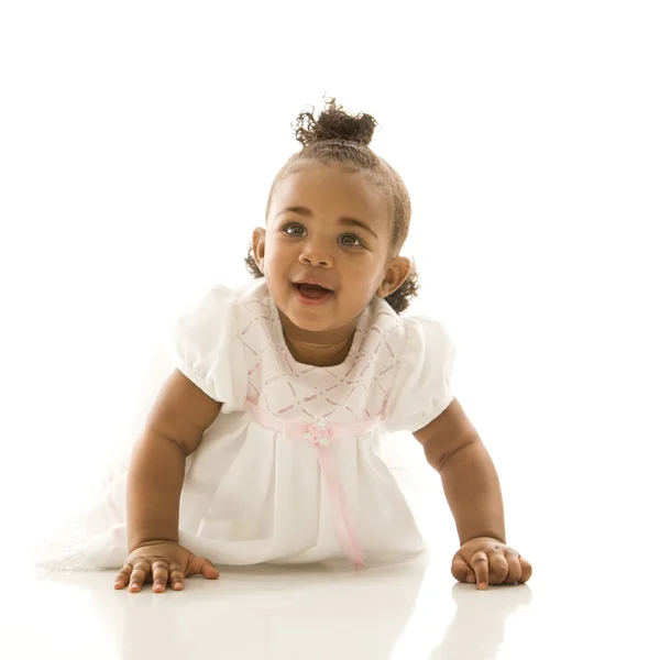 Bebek kız portresi. — Stok fotoğraf